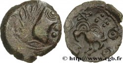 GALLIA SENONES (Regione di Sens) Bronze INS à l’oiseau et au vase, classe VIII