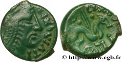 LÉXOVIENS (Région de Lisieux) Bronze LIXOVIATIS au cheval et à la rouelle TTB+