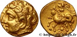 GALLIA - CARNUTES (Regione della Beauce) Quart de statère d or à la cavalière sans bras MS