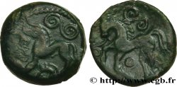AULERQUES ÉBUROVICES (Région d Évreux) Bronze EPV au cheval et au sanglier enseigne