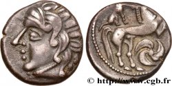 CARNUTES (Région de la Beauce) Drachme au loup et au cheval SUP
