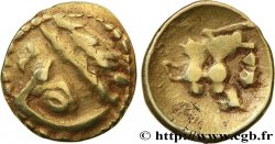 GALLIA BELGICA - BELLOVACI (Area of Beauvais) Quart de statère d or à l astre, cheval à gauche XF