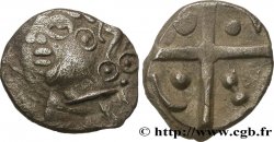 NITIOBROGES (Région d&nbsp;Agen) Drachme “à la tête négroïde”, hybride, S. 115, 116 TTB