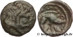GALLIA BELGICA - AMBIANI (Región de Amiens) Bronze au cheval et au sanglier, “type des dépôts d’Amiens”