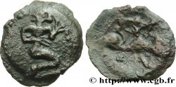 GALLIA - BELGICA - BELLOVACI (Regione di Beauvais) Bronze au personnage agenouillé et au sanglier