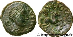 VELIOCASSES (Area of Norman Vexin) Bronze SVTICOS, classe V à la petite tête de face AU