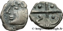 NITIOBROGES (Région d Agen) Drachme “à la tête négroïde”, hybride, S. 115 TTB
