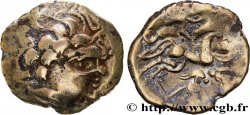 NAMNETES (Area of Nantes) Statère d électrum à l hippophore, à la grosse tête XF