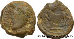 GALLIA - CARNUTES (Beauce area) Bronze PIXTILOS classe II à la louve et au lézard