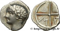 MASSALIA - MARSEILLE Obole MA, tête à gauche TTB