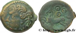 GALLIA - BITURIGES CUBI (Región de Bourges) Bronze ABVDOS aux trois annelets pointés
