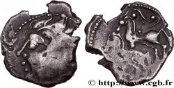 PICTONES / BITURIGES - MID-WESTERN, Unspecified Drachme aux deux chevaux à gauche et à la croisette bouletée, série B XF/VF