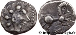 GALLIA - ÆDUI (BIBRACTE, Area of the Mont-Beuvray) Denier à la lyre