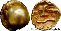 MORINS (Région littorale de la Manche et de la Mer du Nord) Quart de statère au bateau et aux annelets, uniface SUP