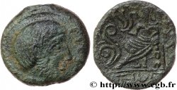 GALLIA - CARNUTES (Area of the Beauce) Bronze PIXTILOS classe V à la “déesse assise” VF/XF