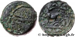 GALLIA - CARNUTES (Area of the Beauce) Bronze PIXTILOS classe II à la louve et au lézard XF