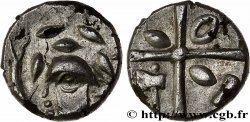 VOLQUES TECTOSAGES (région de Toulouse) Drachme “à la tête cubiste”