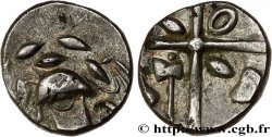 VOLQUES TECTOSAGES (région de Toulouse) Drachme “à la tête cubiste”