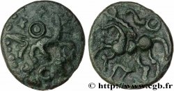 GALLIEN - AULERCI EBUROVICES (Region die Évreux) Bronze au cheval et au sanglier SS/fVZ