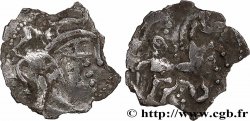 GALLIA - AULERCI EBUROVICES (Area of Évreux) Denier d argent scyphate dit à la tête de Pallas