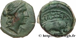 MASSALIA - MARSEILLE Petit bronze au taureau (hémiobole)
