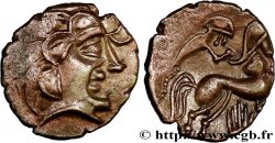 PICTONS (Région de Poitiers) Quart de statère d’électrum à la main SUP