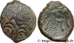 GALLIA - AULERCI EBUROVICES (Región d Evreux) Bronze au cheval