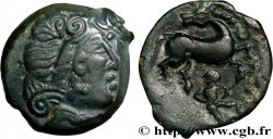 PARISII (Région de Paris) Bronze ECCAIOS, au cheval retourné SUP/TTB+