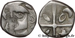 GALLIA - SOUTH WESTERN GAUL - VOLCÆ TECTOSAGES (Area of Toulouse) Drachme “à la tête cubiste”, S. 1 AU