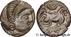 CORIOSOLITÆ (Area of Corseul, Cotes d Armor) Statère de billon, classe I au nez droit AU