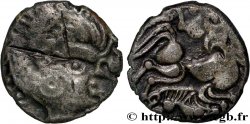 GALLIEN - ARMORICA - CORIOSOLITÆ (Region die Corseul, Cotes d Armor) Quart de statère de billon, classe III au sanglier