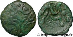 GALLIA - AULERCI EBUROVICES (Area of Évreux) Bronze au cheval, dérivé de types belges