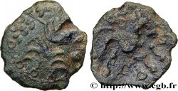 GALLIA - AULERCI EBUROVICES (Area of Évreux) Bronze au cheval, dérivé de types belges