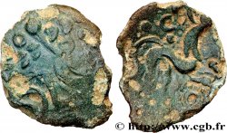 GALLIA - AULERCI EBUROVICES (Región d Evreux) Bronze au cheval, dérivé de types belges
