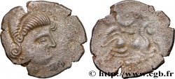 GALLIEN - ARMORICA - CORIOSOLITÆ (Region die Corseul, Cotes d Armor) Statère de billon, classe I au nez droit