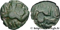 GALLIEN - BELGICA - BELLOVACI (Region die Beauvais) Bronze au personnage courant, EPA DVMNA