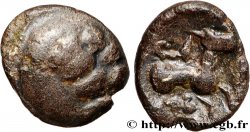 GALLIA BELGICA - REMI (Area of Reims) Quart de statère “aux segments de cercles” en bas électrum