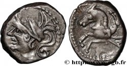 ALLOBROGES (Région du Dauphiné) Denier à l’hippocampe, tête à gauche SUP/TTB+