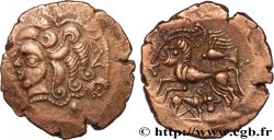OSISMES (Région de Carhaix - Finistère) Statère au taureau enseigne et à l’aigle, var. 1 SUP