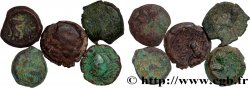 GALLO-BELGIAN - CELTIC Lot de 5 bronzes