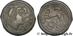 PARISII (Région de Paris) Potin au cheval - revers aux annelets TTB+