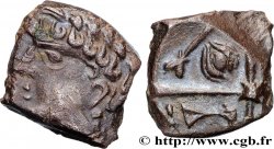 GALLIA - SOUTH WESTERN GAUL - PETROCORES / NITIOBROGES, Unspecified Drachme “au style flamboyant”, S. 147 à la baguette “aux abeilles”