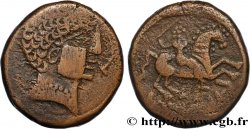 ESPAGNE - BARSKUNES / BENKOTA (Province de Navarre) Unité de bronze au cavalier ou as