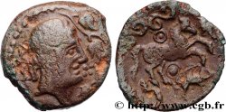 AULERQUES ÉBUROVICES (Région d Évreux) Bronze à la tête d’Apollon et à la treille de vigne