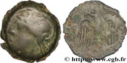 GALLIEN - CARNUTES (Region die Beauce) Bronze lourd à l’aigle et au croissant