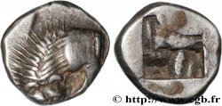 MASSALIA - MARSEILLE Obole au protomé de lion dévorant sa proie, à gauche, du trésor d’Auriol  SUP
