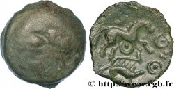 GALLIEN - AULERCI EBUROVICES (Region die Évreux) Bronze au cheval et au sanglier