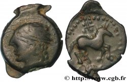 GALLIA - CARNUTES (Beauce area) Bronze au cheval et au sanglier