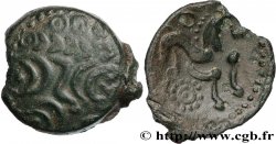 AULERQUES ÉBUROVICES (Région d Évreux) Bronze au cheval, dérivé de types belges TTB+