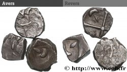 GALLIA - SOUTH WESTERN GAUL - VOLCÆ TECTOSAGES (Area of Toulouse) Lot de 3 drachmes “à la tête cubiste”